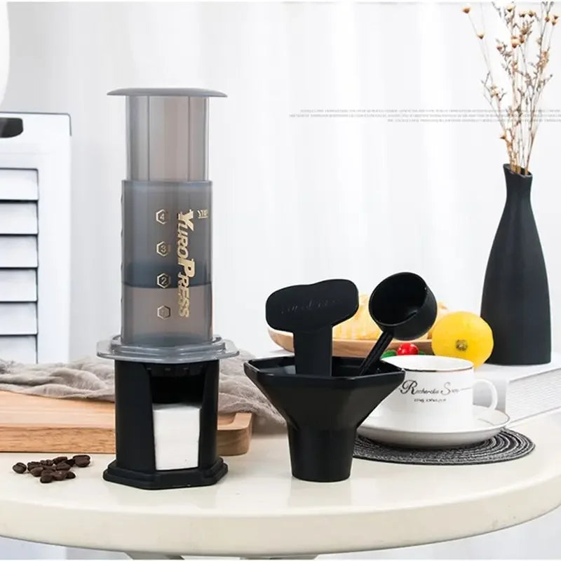Portable Yuropress French Press Barista Espresso Coffee Maker Machine filter reusable dripper Accessories