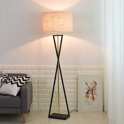 Modern LED Simple Creative Iron Floor Lamp Designer Stand Lamp Home Corner Living Room Bedroom Decor Led Night Standing Lamps
