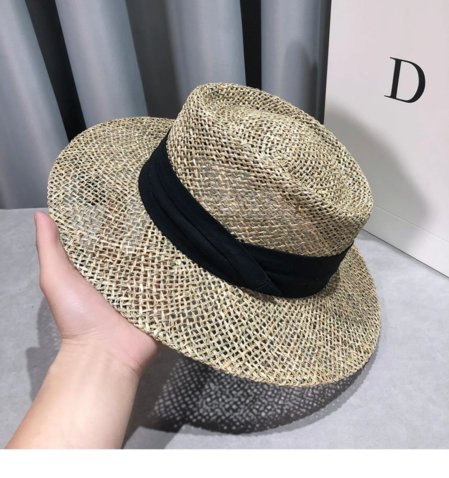 Letné módy Ženy Sunshade Wide Brim Fedora Klobúky pre cestovnú pláž Príležitostné dutiny Simple Fedora Slaw Hats