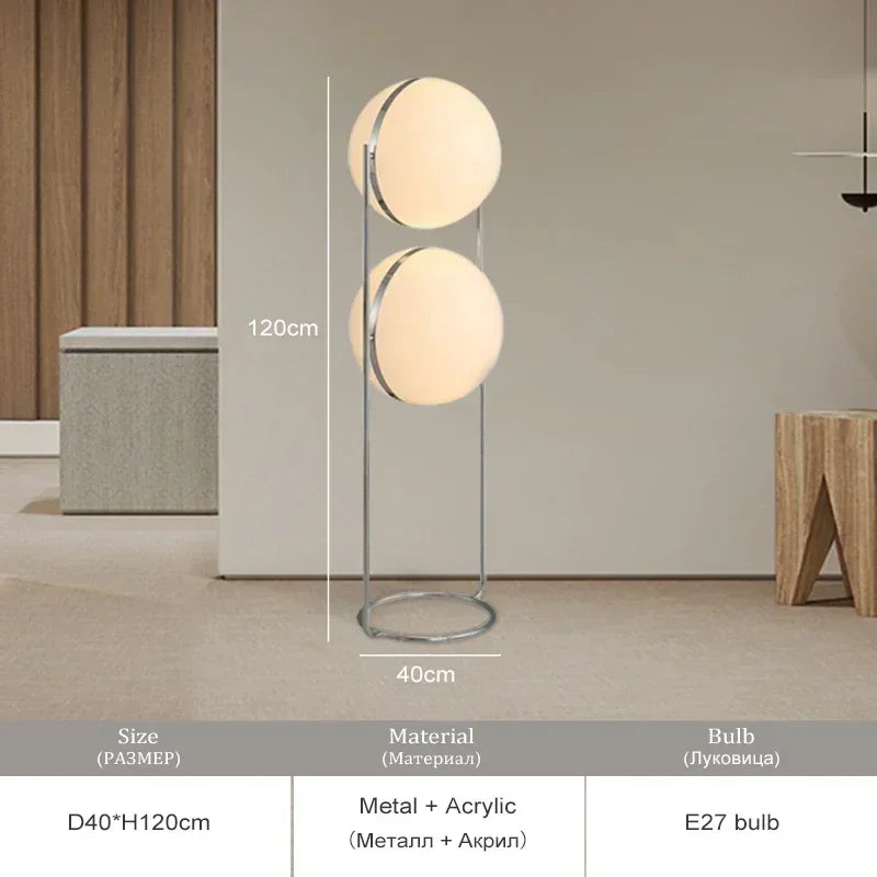 Modern Design LED Standing Floor Lamp For Living Room Hotel Bedroom Floor Lights Ball Bedside Floor Lamp Art Deco Standing Light
