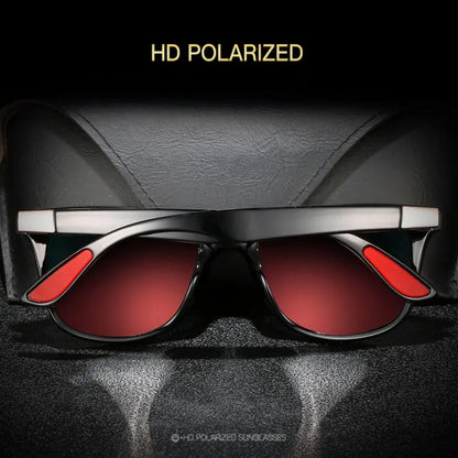 Fashion Classic Polarise Sunglasses Men Femmes Square Sun Glasshes Anti-Glagle Travel Travel Fishing Cycling Sunglasses UV400