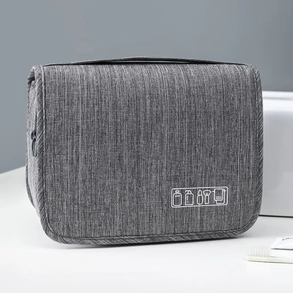 Oxford Fabric Men Business Portable Storage Bag Toiletartikler Arrangør Kvinder Kosmetisk Bag Vandtæt hængende rejsevaskpose