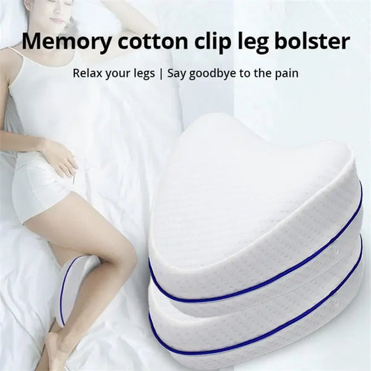 Back Hip Body Joint Pain Relief Thigh Leg Orthopedic Sciatica Pad Cushion Home Memory Foam Cotton Leg Pillow