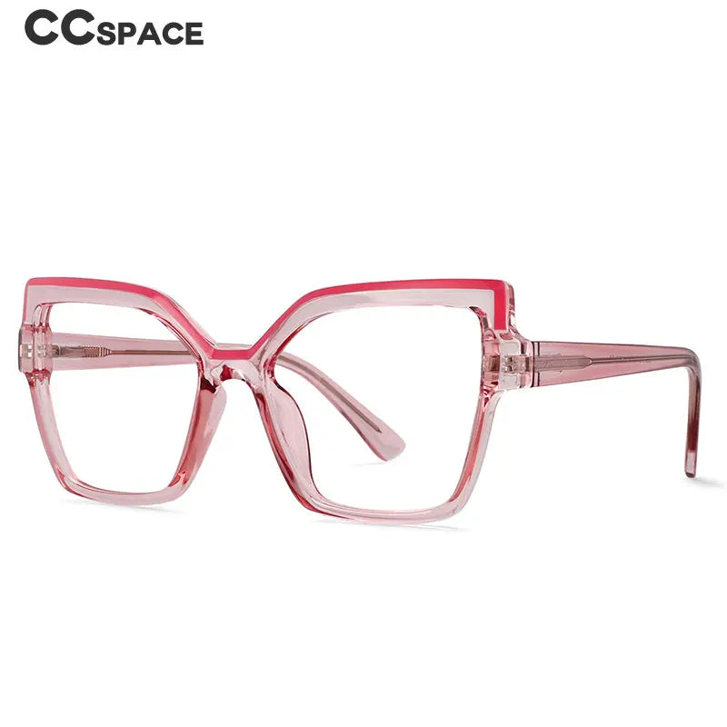 54463 Blue Light Filter Glasses Square Large Frame Fashion Simple TR90 Optical Glasses Frames Ladies Fashion Computer Glasses