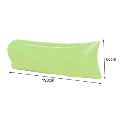 Inflatable Sofa Foldable Lounge Couch Sleeping Bed Portable Beach Sofa Lazy Bed Chair Camping Air Mattress Garden Furniture