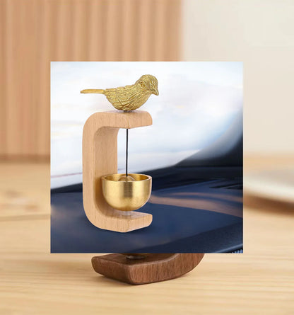 Japanese Wooden Wind Chimes Wireless Doorbell Entrance Door Bell Decorative Wind Bell for Home Opening Hanging Decorations
