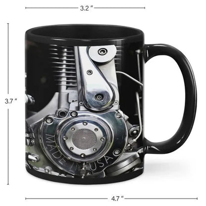 1PC Creative Engine Engine Ceramic Coffee Mug Cup Water Cup Car Motorcycle Festival Gifts