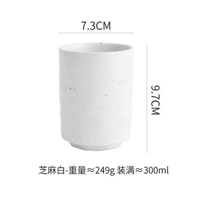 Ceramic Water Cup Creative Japanese Sushi Table Cup Office Water Cup Large Capacity