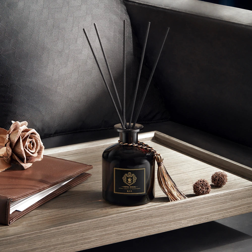 50 ml Hilton Aroma Oil Diffuser sæt med naturlige pinde til stue Frisk luft Shangri-la Home Fragrance toiletdeodorisering