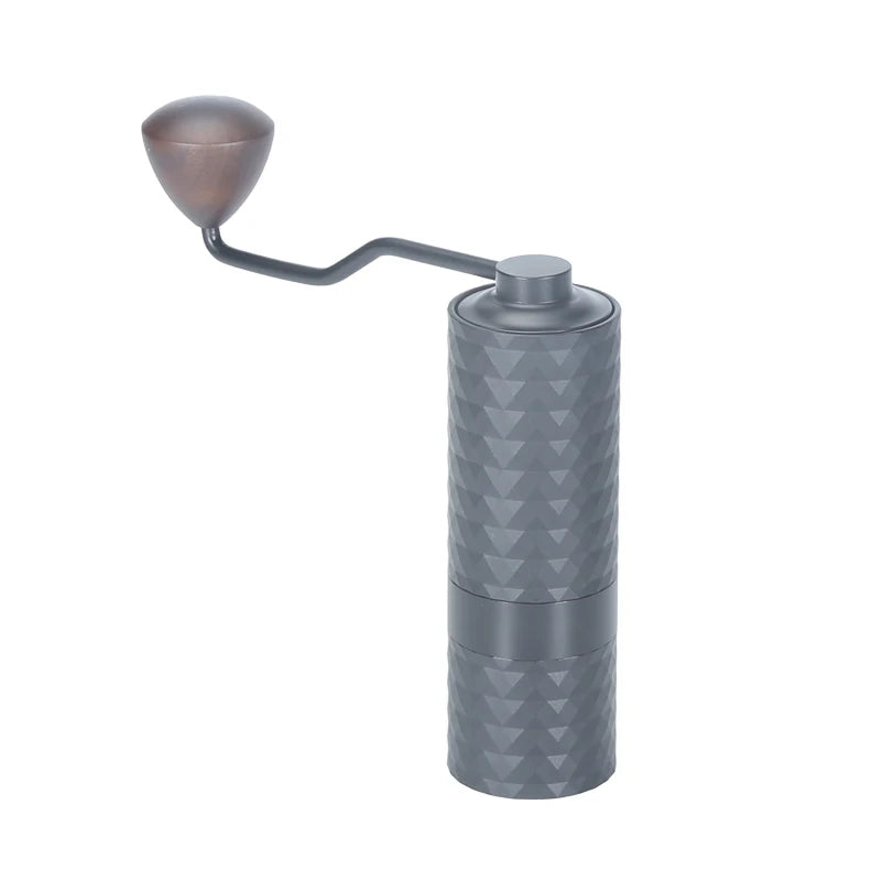 Upgrade Manual Coffee Grinder CNC Professional Stainless Steel Diamond Adjustable Manual Burr Coffee Bean Grinding