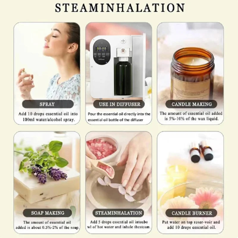 500 ml Hotelreihe Shangri-La ätherische Öle für Kerzenherstellung Duftöl für aromatische Diffusor-Spa-Heimfume Aromaöl Öl