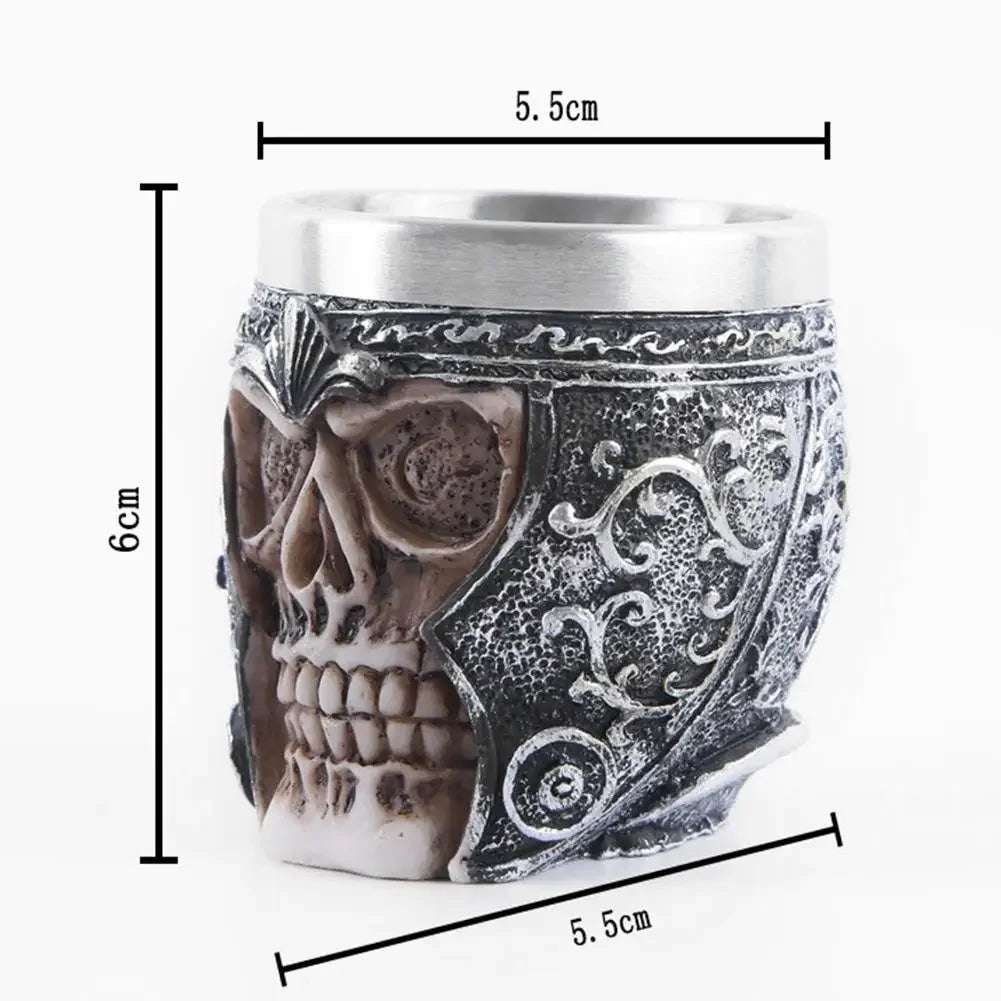 Viking Wood Style Beer Mug Simulation Wooden Barrel Beer Cup Double Wall Drinking Mug Metal Insulated 1PCS Bar Drinking кружка