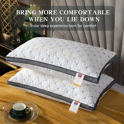1pc hotelski jezgrovi jastuk od pamučnog jastuka Trodimenzionalni jastuk za vrat za spavanje spavaće sobe spavaće spavaće sobe hotel primjenjiv