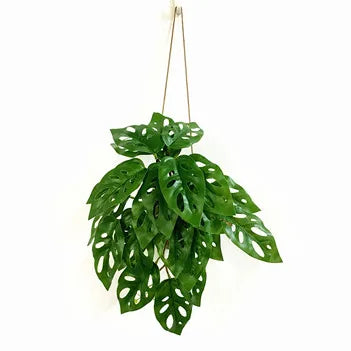 21CM-68CMArtificial Tiger Piran Plants Tropical Plastic Long Leaves Flower Arrangement Material Hotel Office Desktop Home Deco