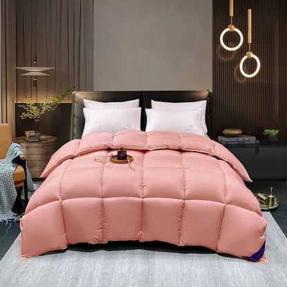 95% white Goose Down Duvet Spring Autumn Quilt Thickened Warm Winter Quilt Single Double Bed Student Dormitory Air-conditioner