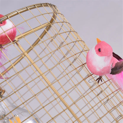 Nordic Creative Clothing Store Display Window Birdcage Chandelier  Restaurant Table Pendant Lamp Artistic Decor Light