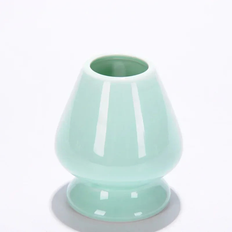 Japanese Ceramic Matcha Green Tea Chasen Holder Stand Bowl Bamboo Whisk Grinder Brushes Tea Tools Holder Tea Accessories Teaware