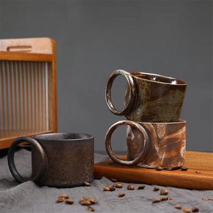 Creative Medieval Ceramic Mug Coffee Mug Ceramic Mug Nordic Afternoon Tea Simple Creativity