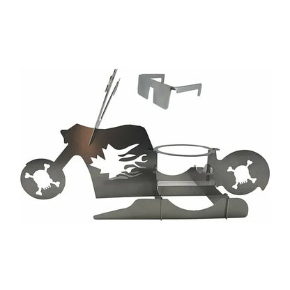 Prijenosni pileći stalak pivo može smiješno američki motocikl roštilj roštilj od nehrđajućeg čelika roštilj alati za hladni poklon za piletinu
