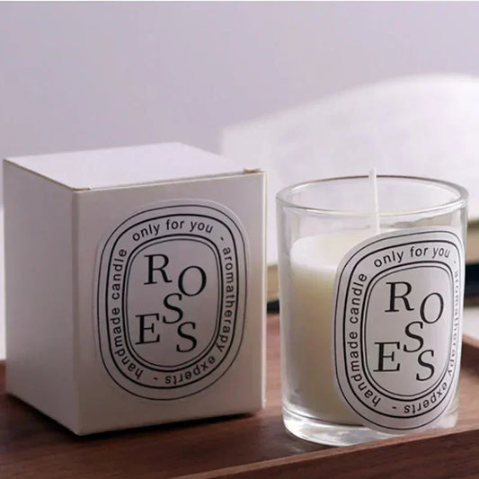 Romantische transparante geurende geur kaarslicht geschenk Geurende aromatische kaarsen gastengift kaarsen bruiloft kaarsen kaarsenpot