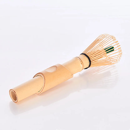 Matcha Whisk With Long Handle Matcha Powder Brush Tool Matcha Ceremony Accessory Japanese Style Handcurled Bamboo Tea Whisk