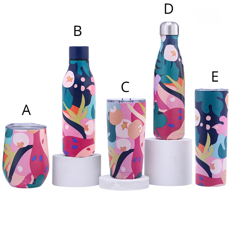 Cup Thermal Bottle for Coffee Travel Mug Insulated Tumbler School Water Bottle Stainless Steel Thermo Thermos Hot Themo Carry