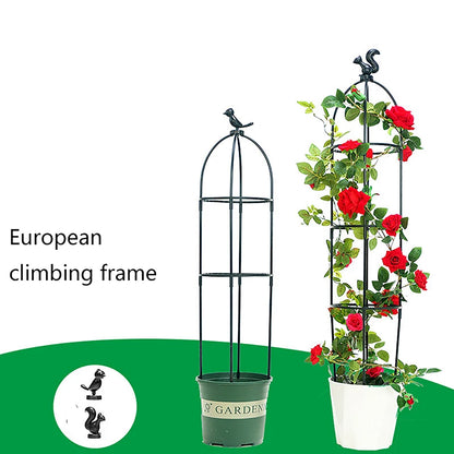 1set Climbing Plant Trellis Garden Support Cages for Flowers Plants Support Frame Trellis Climbing Diy Flower Vines Pot Stand
