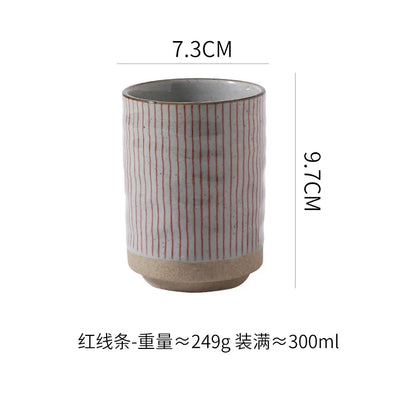 Ceramic Water Cup Creative Japanese Sushi Table Cup Office Water Cup Large Capacity