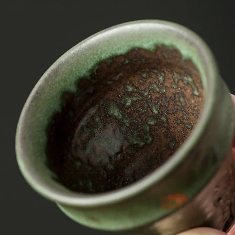 2/pcs  Retro Japanese style Teacups  Tea Set Cups Kung Fu Tea Cup Ceramics Teaware Cup for tea Small Teacup