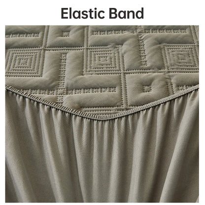 Vodotesný posteľný list prešívaný kryt matrace pre zimnú elastickú oblúk