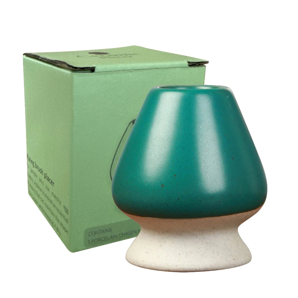 Ceramic Matcha Green Tea Chasen Holder Japanese Stand Bowl Bamboo Whisk Grinder Brushes Tea Tool Holder Teaware Sets Accessories