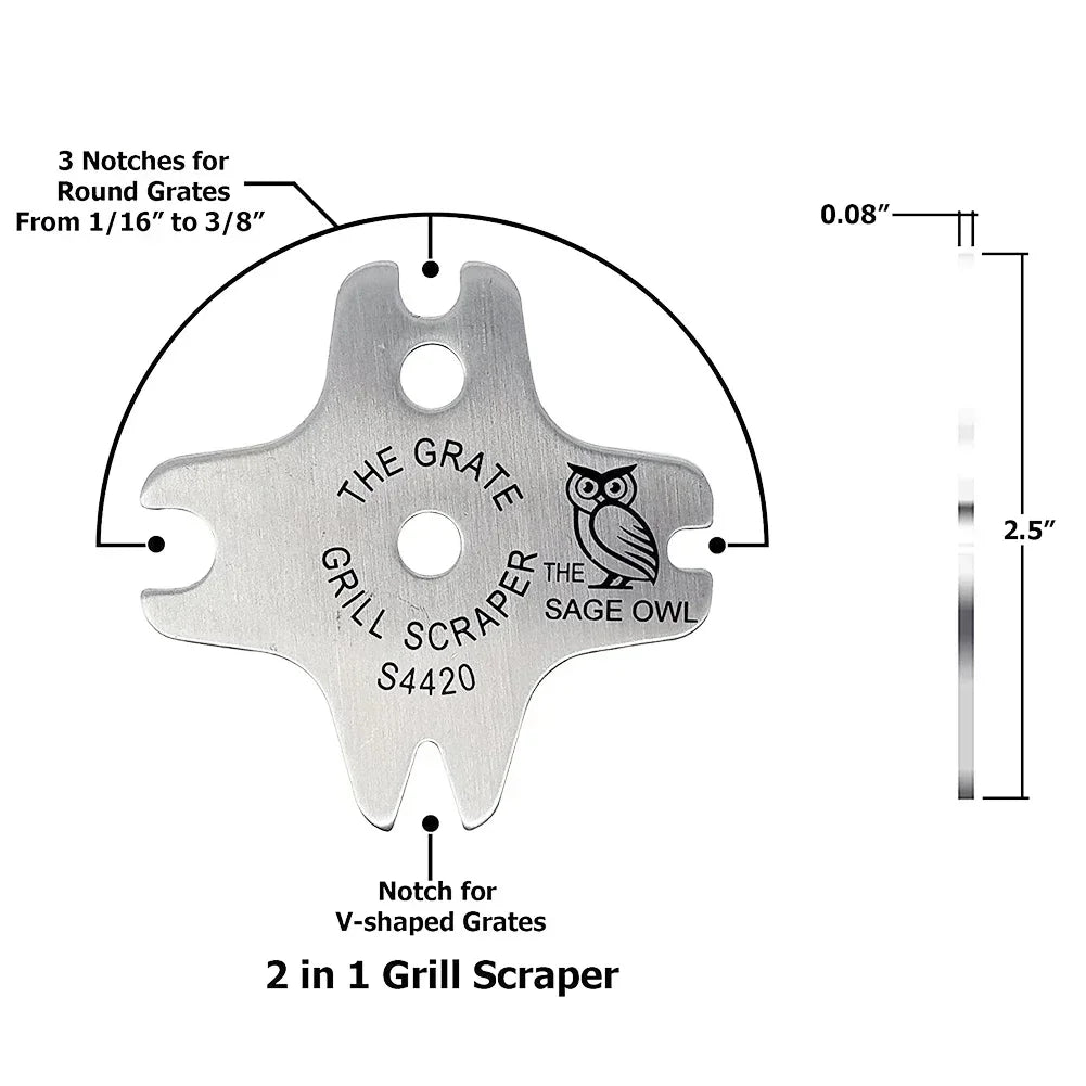 Przenośne metalowe grille grille czyszczenie czyszczenie grilla skrawka skrobaczka narzędzi grilla czyszczenie grilla do czyszczenia grilla Grill Scraper