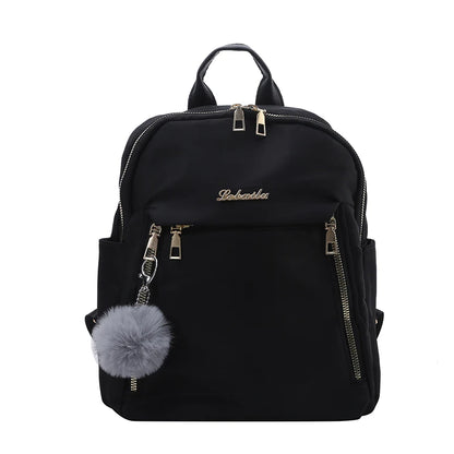 Jednoduchá čierna veľká kapacita batohy Ženy cestovanie tašky Solid Harajuku Student Schoolback Backpack Unisex Bags High Street