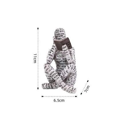 European Light Luxury Abstract Reading Character Ornament Letters Reading Ornament Home Decoration Alphabet Reading Ornament