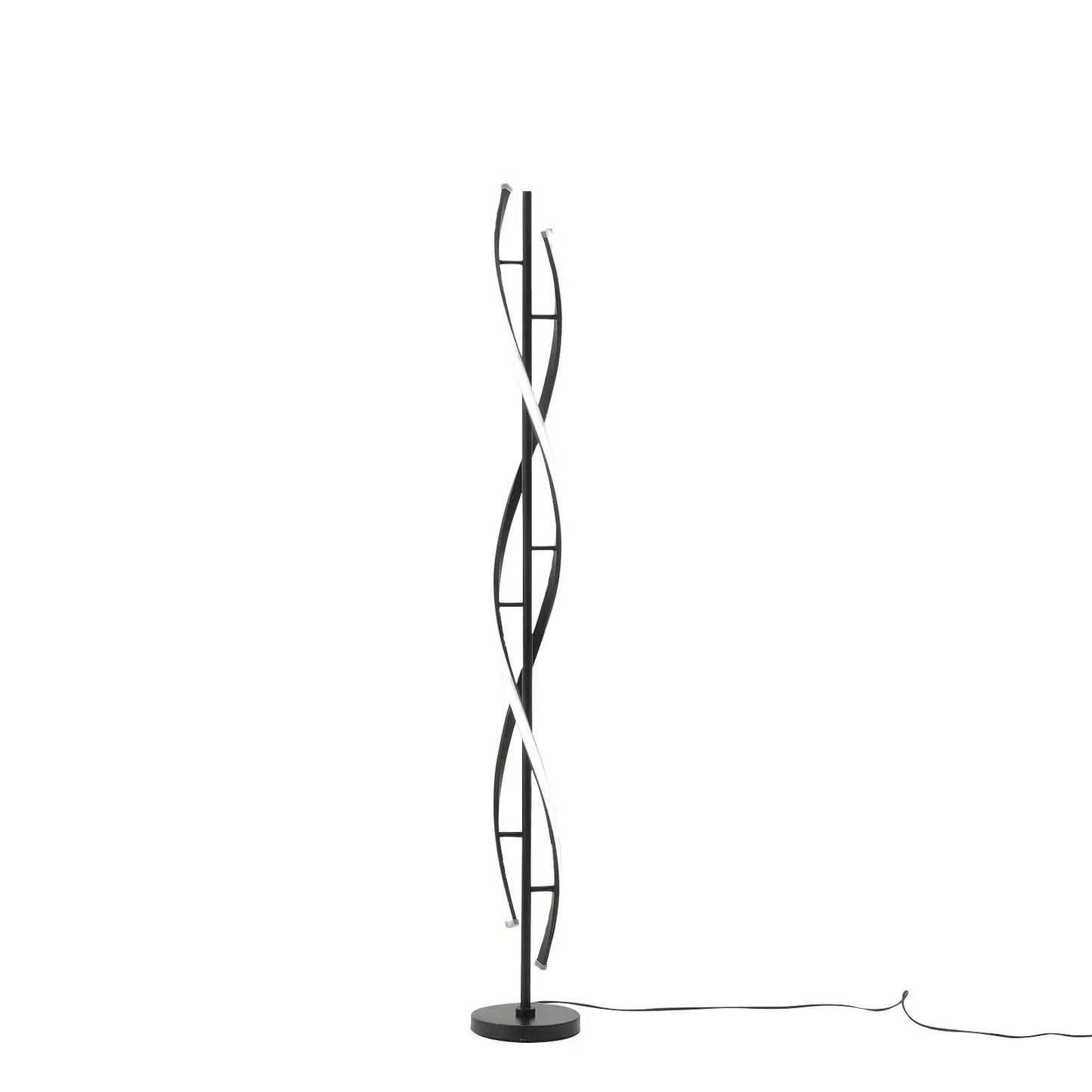 Black 60W Modern LED Floor Lamp for Living Room