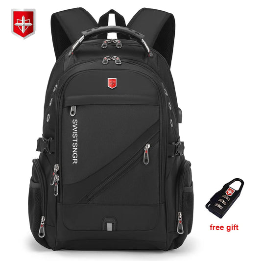 2024 Waterproof 17/20 cala plecak laptopa mężczyźni USB ładowanie podróży plecak kobiety Oxford Rucksack Male School Bag Modern Mochila