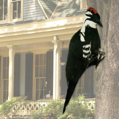 Simulimi Woodpecker Lodra Zogu Penda e Pranverës së Zogut Dhurata Artificiale Skulptura Modeli i statujës për dekor të shtëpisë së kopshtit