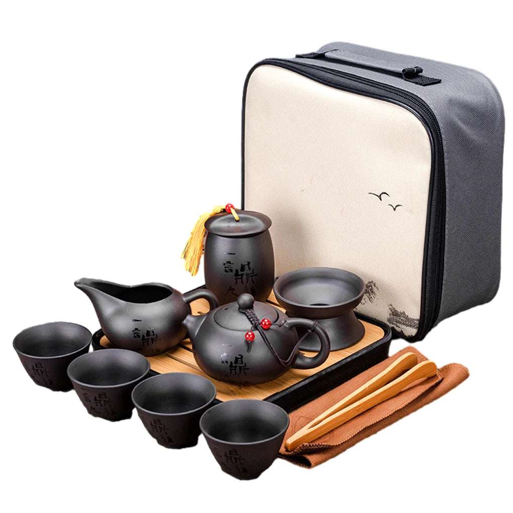 Exquisite Shape 360 Rotation Tea Maker and Infuser Porcelain Chinese Gongfu Tea Set Ceramic Tea Cup