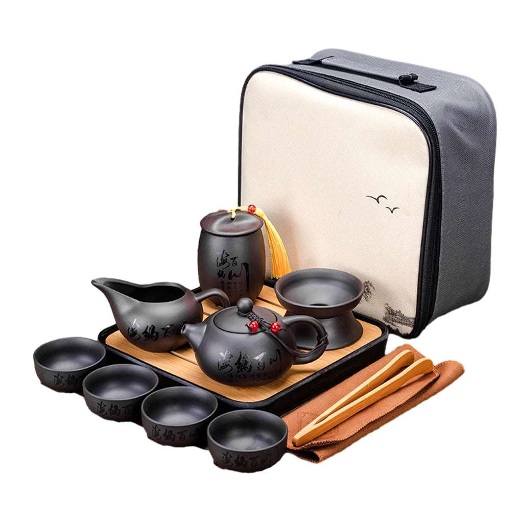 Exquisite Shape 360 Rotation Tea Maker and Infuser Porcelain Chinese Gongfu Tea Set Ceramic Tea Cup