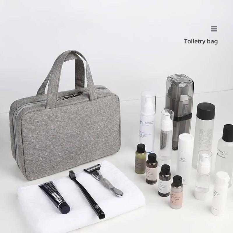 Cestovní zavěšení toaletní taška s vodou kosmetický úložný taška koupelna krása mytí taška doplněk na taška mokrý suchý oddělený taška