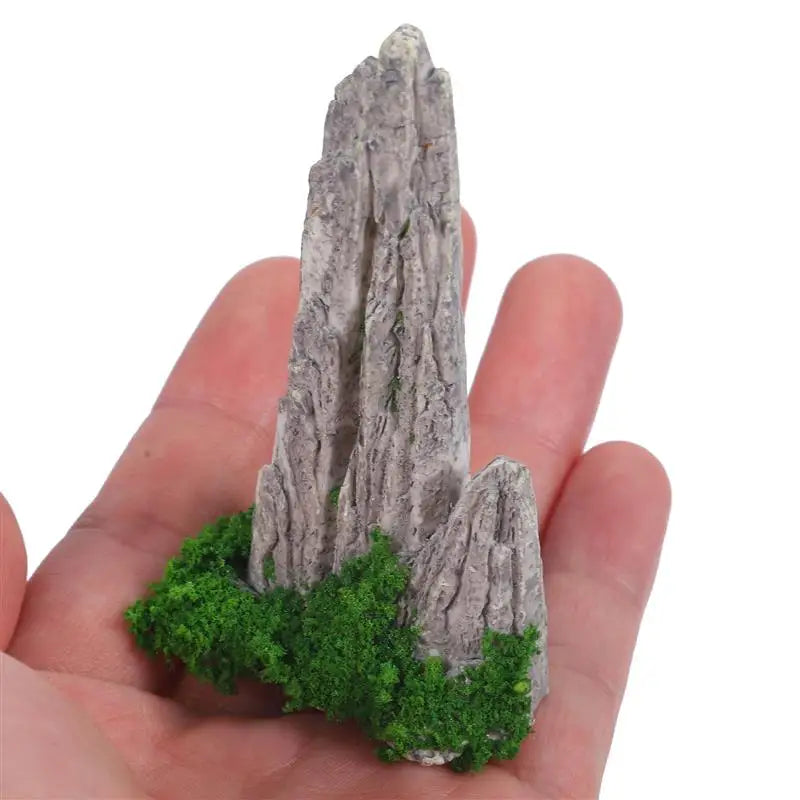 8 قطعة ديكور المشهد الصغير في الهواء الطلق حديقة صغيرة الجنينة زخرفة حساسة تمثال الجبل ديكور المنزل
