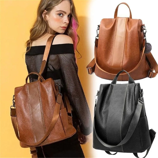 Ženy proti krádeži dizajnu batoh ležérny denný batoh Outdoor Ženy Rucksnack Dámske cestovanie po ramene Multifunkčné tašky