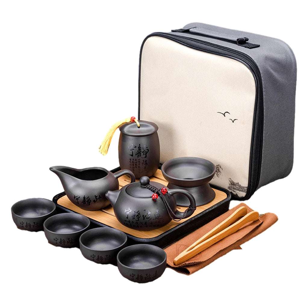 Exquisite Shape 360 Rotation Tea Maker and Infuser Porcelain Chinese Gongfu Tea Set Ceramic Tea Cup