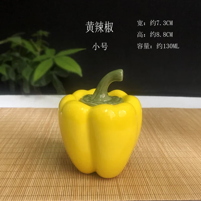 Simulation of Ceramic Sealed Jar Crafts Chili Tea Jar Snacks Storage Gift Bottle