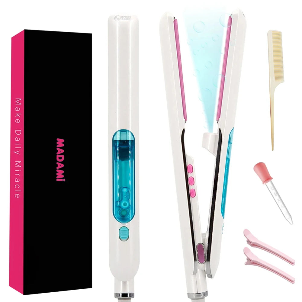 Professional ceramic vapor steam hair straightener online