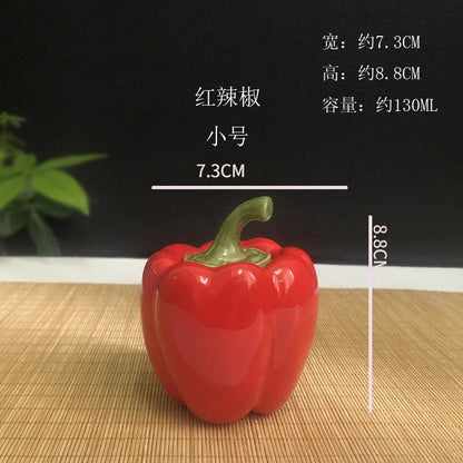 Simulation of Ceramic Sealed Jar Crafts Chili Tea Jar Snacks Storage Gift Bottle