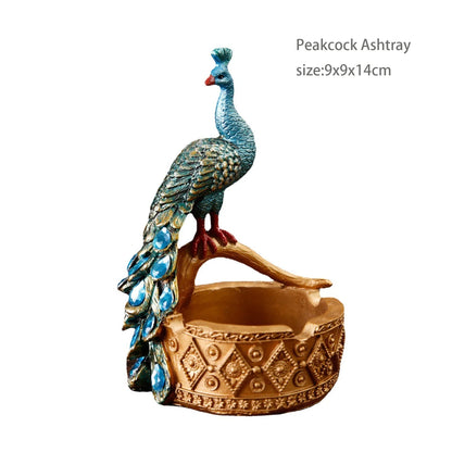 Dog Ashtray Decorative Bulldog Animal Large Capacity Storage Box Ceramic Crafts Ornaments Men Gift Cinzeiro Decorativo Cendier