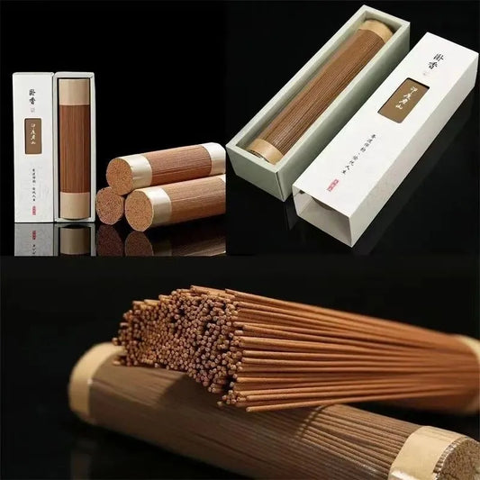 400 pcs Sandalwood Agarwood Stick Insenser Wormwood husholdning Buddha Røgelsespinde Meditation Aromaterapi Hjem Duft Incens