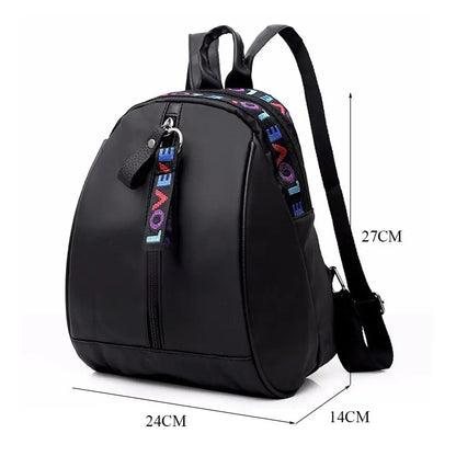 Ženy mini batoh Oxford ramenní taška pro dospívající dívky Multifunkční malý bagpack ženský telefon