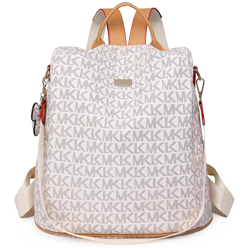 2023 nagy kapacitású lopásgátló hátizsákok divat nyomtatott PVC hátizsák anyu utazási táskák női kis márkás tervező iskolás táskák